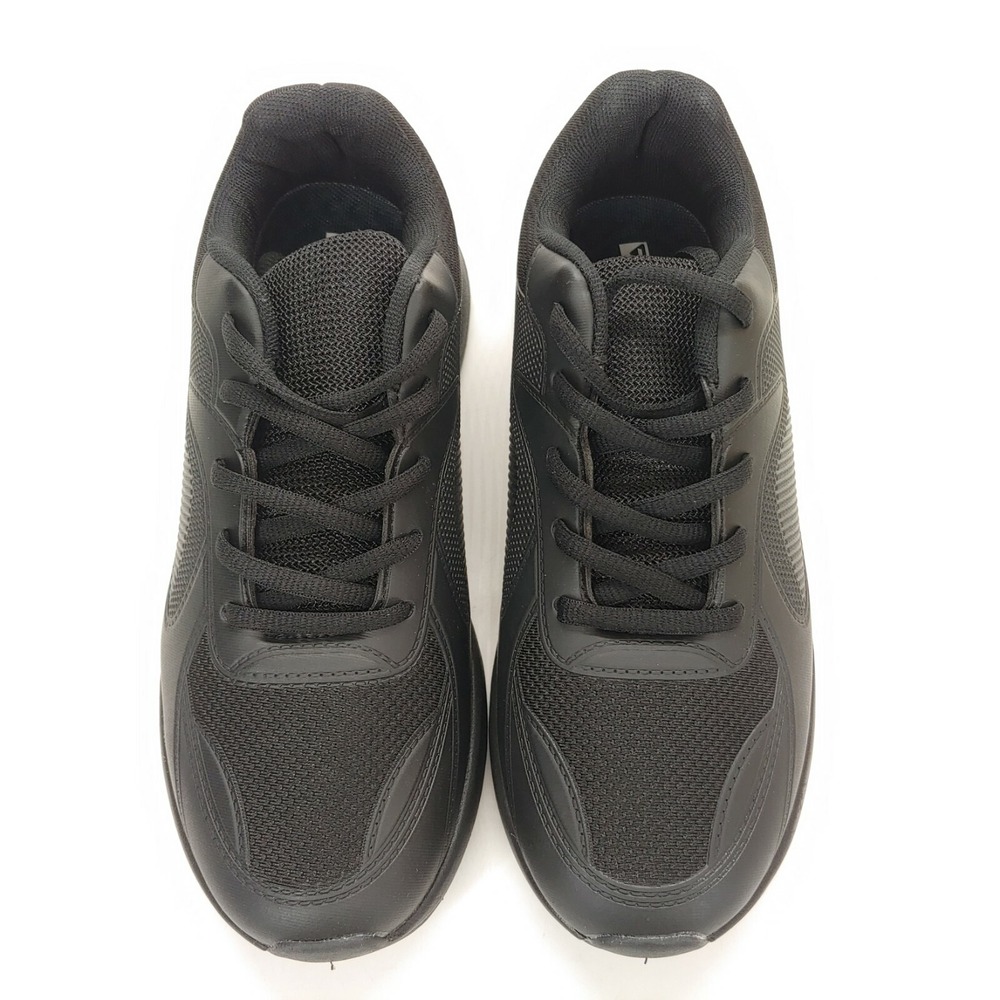 JABASIC Womens Athletic ST2507 Lightweight Lace Up Sneakers Black 8 New